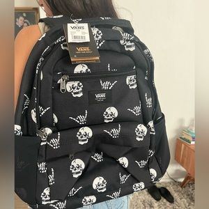 Vans Skull Backpack | | Color: Black/ White; message me for any questions